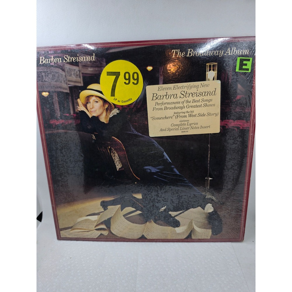 Barbra Streisand The Broadway Album‎ Vinyl LP Columbia OC 40092 Somewhere 1985